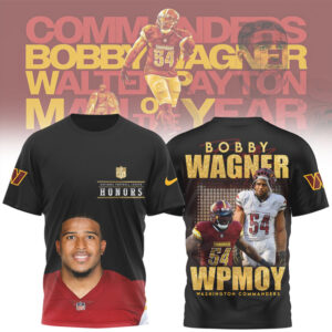 Bobby Wagner Washington Commanders WPMOY Man Of The Year NFL Honors Fan Jersey