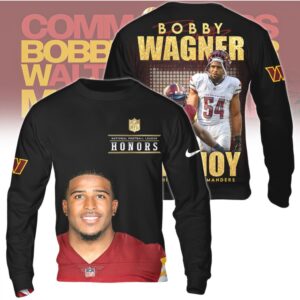 Bobby Wagner Washington Commanders WPMOY Man Of The Year NFL Honors Fan Jersey