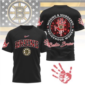 Boston Bruins MMIW Awareness Indigenous Women Support Hockey Fan Gift Shirt