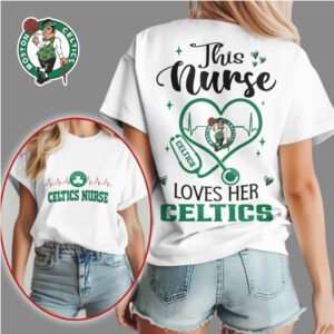 Boston Celtics Nurse Heart Stethoscope Tee Vintage NBA Fan Healthcare Worker Game Day Shirt