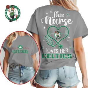 Boston Celtics Nurse Heart Stethoscope Tee Vintage NBA Fan Healthcare Worker Game Day Shirt