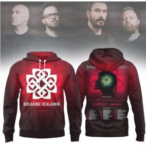 Breaking Benjamin x Starset Fall Tour 2026 Red Knot Graphic Shirt Breaking Benjamin x Starset Fall Tour 2026 Red Knot Graphic Shirt