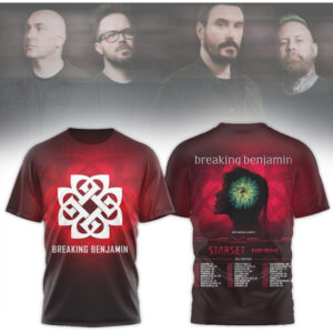 Breaking Benjamin x Starset Fall Tour 2026 Red Knot Graphic Shirt