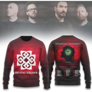 Breaking Benjamin x Starset Fall Tour 2026 Red Knot Graphic Shirt