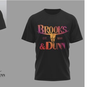 Brooks & Dunn Neon Moon Tour 2026 Country Music Duo Concert Merch Shirt
