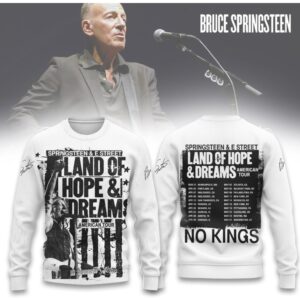 Bruce Springsteen Land of Hope and Dreams 2026 American Tour Hoodie