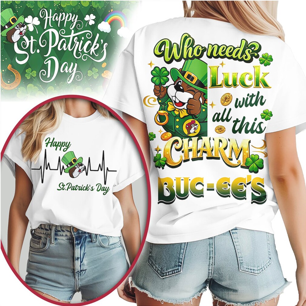 Buc ee's St. Patrick's Day Heartbeat Who Needs Luck Charm Shirt Buc ee's St. Patrick's Day Heartbeat Who Needs Luck Charm Shirt