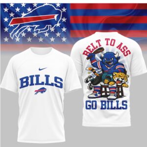 Buffalo Bills Belt To Ass Go Bills Mascot Spanking Rivalry Game Day Graphic T Shirt