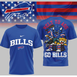 Buffalo Bills Belt To Ass Go Bills Mascot Spanking Rivalry Game Day Graphic T Shirt