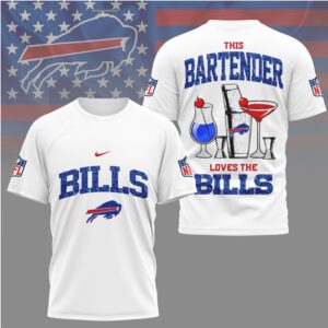 Buffalo Bills This Bartender Loves The Bills NFL Fan Gift T Shirt Buffalo Bills This Bartender Loves The Bills NFL Fan Gift T Shirt
