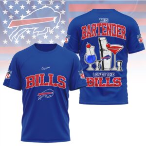 Buffalo Bills This Bartender Loves The Bills NFL Fan Gift T Shirt