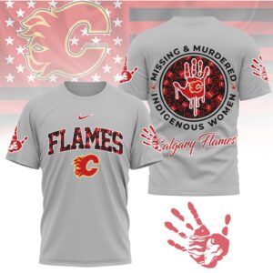 Calgary Flames MMIW Awareness Hockey Indigenous Women Support Shirt Calgary Flames MMIW Awareness Hockey Indigenous Women Support Shirt