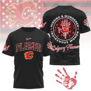 Calgary Flames MMIW Awareness Hockey Indigenous Women Support Shirt
