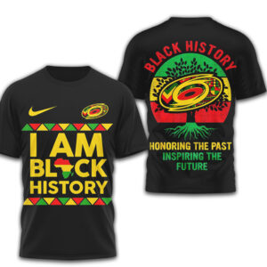 Carolina Hurricanes Black History Month I Am Black History Graphic Tee Carolina Hurricanes Black History Month I Am Black History Graphic Tee