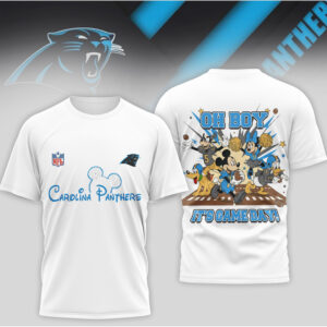 Carolina Panthers Mickey Mouse Disney Game Day Blue Graphic Sports Fan Shirt Carolina Panthers Mickey Mouse Disney Game Day Blue Graphic Sports Fan Shirt