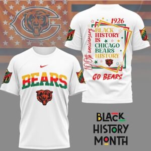 Chicago Bears Black History Month 100th Anniversary High Quality