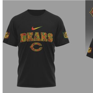 Chicago Bears Black History Month Bear Down 100 Years of Excellence T Shirt Chicago Bears Black History Month Bear Down 100 Years of Excellence T Shirt