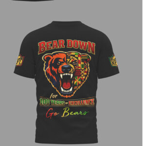 Chicago Bears Black History Month Bear Down 100 Years of Excellence T Shirt