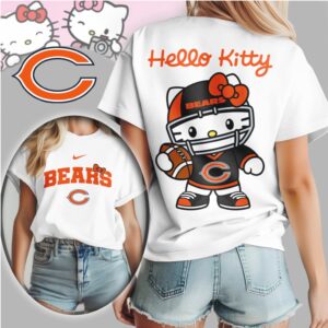 Chicago Bears Hello Kitty Mascot Shirt Cute Game Day Football T Shirt Chicago Bears Hello Kitty Mascot Shirt Cute Game Day Football T Shirt