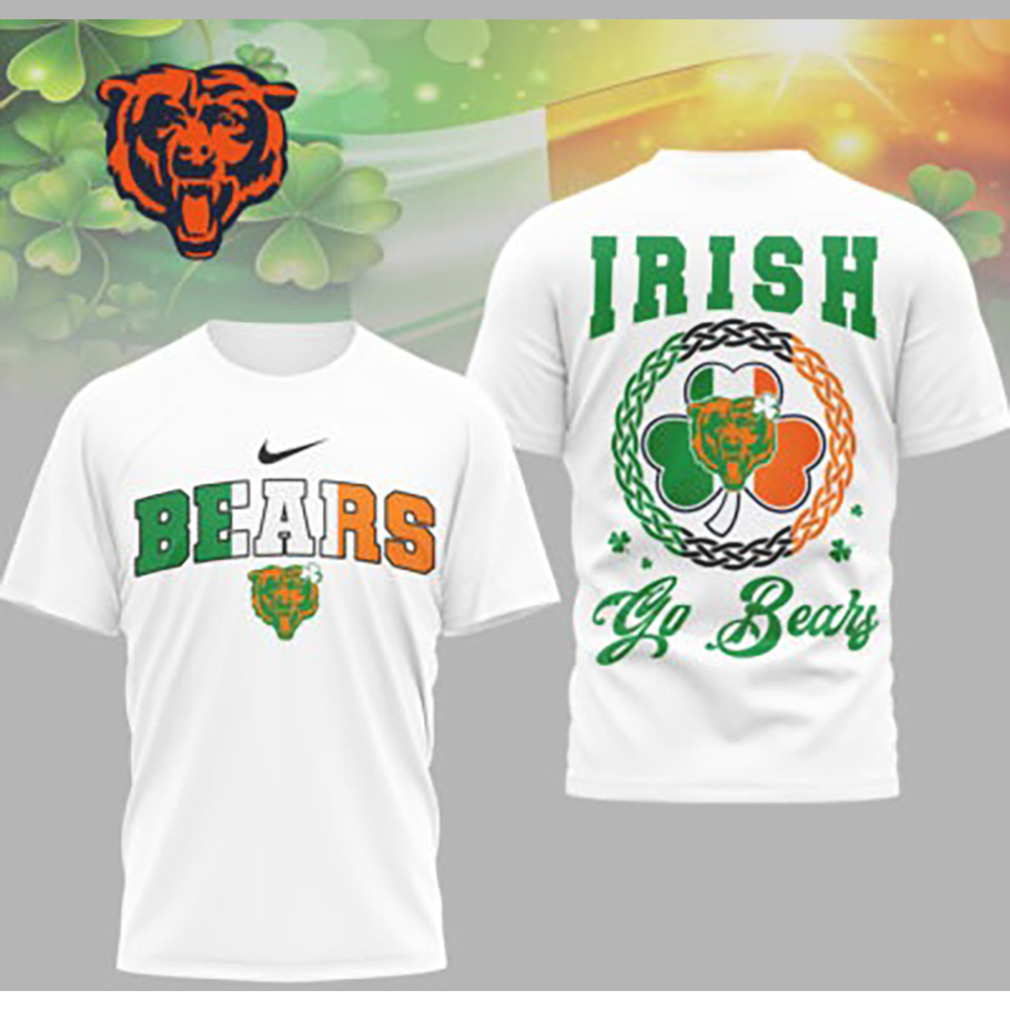 Chicago Bears Irish Shamrock St. Patrick's Day Lucky NFL Football Fan T Shirt Chicago Bears Irish Shamrock St. Patrick's Day Lucky NFL Football Fan T Shirt