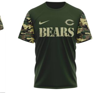Chicago Bears Military Appreciation Camo Thank You For Your Service tshirt Chicago Bears Military Appreciation Camo Thank You For Your Service tshirt
