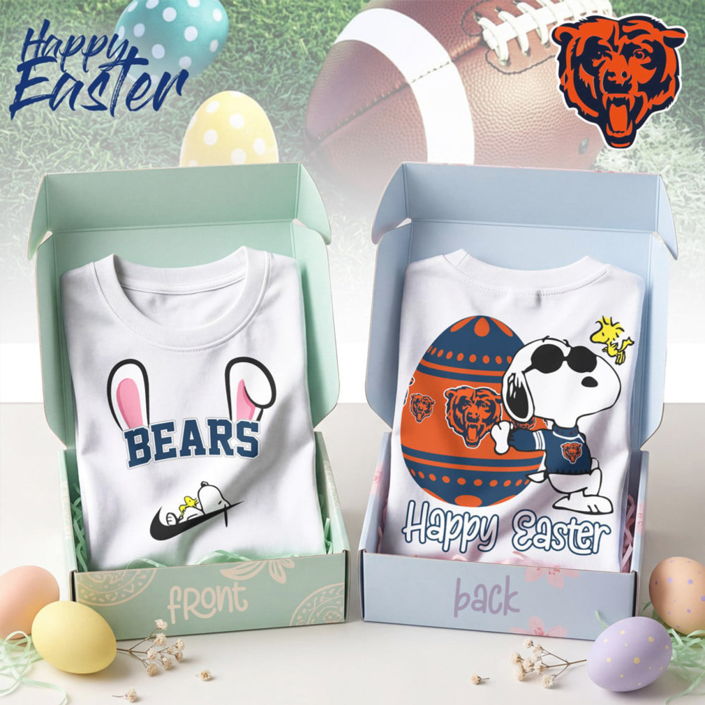 Chicago Bears Snoopy Happy Easter Bunny Ears Nike Logo Football Fan Shirt Chicago Bears Snoopy Happy Easter Bunny Ears Nike Logo Football Fan Shirt