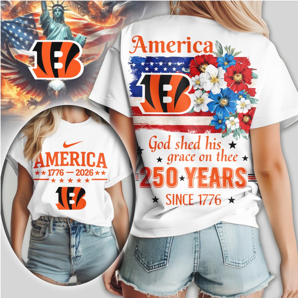 Cincinnati Bengals America 250 Years Since 1776 Patriotic Independence Day Shirt Cincinnati Bengals America 250 Years Since 1776 Patriotic Independence Day Shirt