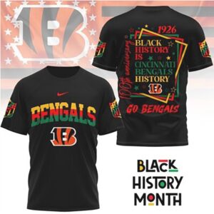 Cincinnati Bengals Black History Month Anniversary NFL Team Cincinnati Bengals Black History Month Anniversary NFL Team