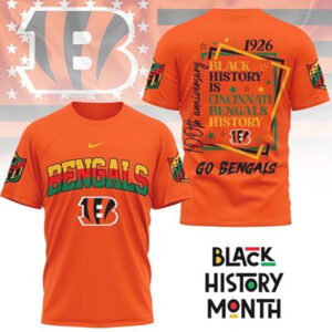 Cincinnati Bengals Black History Month Anniversary NFL Team