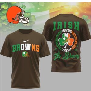 Cleveland Browns Irish Luck St. Patrick’s Day Shamrock NFL Football Fan T Shirt Cleveland Browns Irish Luck St. Patrick’s Day Shamrock NFL Football Fan T Shirt