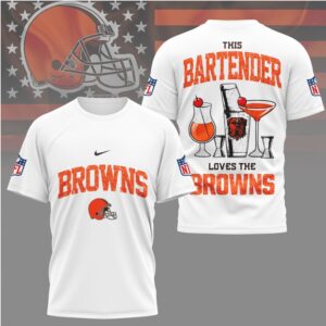 Cleveland Browns This Bartender Loves The Browns NFL Sport Fan T Shirt Cleveland Browns This Bartender Loves The Browns NFL Sport Fan T Shirt