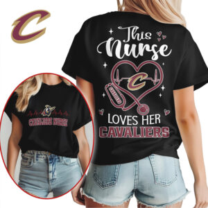 Cleveland Cavaliers Nurse Heart Stethoscope Tee NBA Fan Healthcare Worker Casual Graphic Apparel Shirt Cleveland Cavaliers Nurse Heart Stethoscope Tee NBA Fan Healthcare Worker Casual Graphic Apparel Shirt