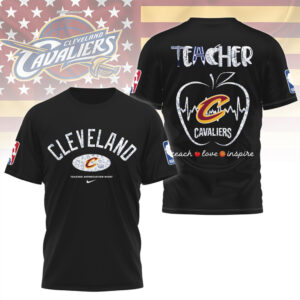 Cleveland Cavaliers Teacher Appreciation Night Shirt Cleveland Basketball Teacher Heartbeat Graphic Shirt Cleveland Cavaliers Teacher Appreciation Night Shirt Cleveland Basketball Teacher Heartbeat Graphic Shirt