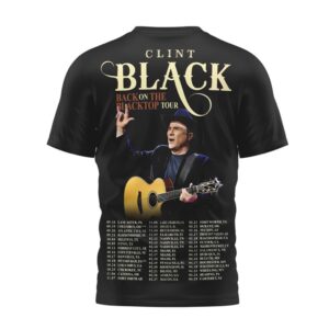 Clint Back On The Blacktop Tour 2025 Vintage Country Music Fan T Shirt