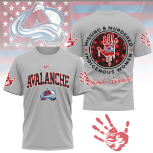 Colorado Avalanche MMIW Awareness Hockey Indigenous Women Support Shirt