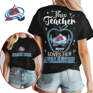 Colorado Avalanche Teacher Appreciation Graphic Shirt Hockey Fan Gift Game Day Shirt Colorado Avalanche Teacher Appreciation Graphic Shirt Hockey Fan Gift Game Day Shirt