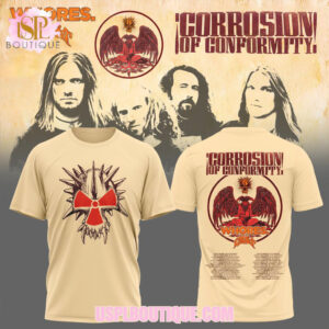 Corrosion Of Conformity Heavy Metal Band Whores City Tour Sand Graphic T Shirt Hoodie Corrosion Of Conformity Heavy Metal Band Whores City Tour Sand Graphic T Shirt Hoodie