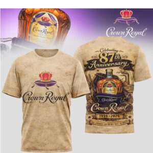 Crown Royal 87th Anniversary 1939 2026 Celebrating Heritage Vintage Limited Edition Graphic Apparel Hoodie Crown Royal 87th Anniversary 1939 2026 Celebrating Heritage Vintage Limited Edition Graphic Apparel Hoodie