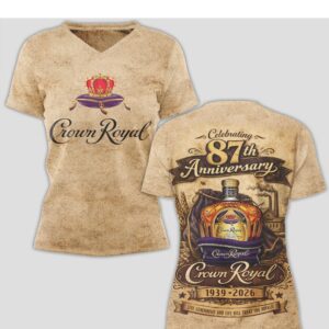 Crown Royal 87th Anniversary 1939 2026 Celebrating Heritage Vintage Limited Edition Graphic Apparel Hoodie