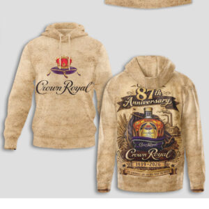Crown Royal 87th Anniversary 1939 2026 Celebrating Heritage Vintage Limited Edition Graphic Apparel Hoodie