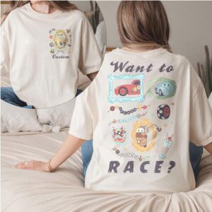 Custom Mater Tow Truck Want To Race Cars Movie Birthday Party T Shirt