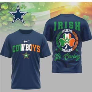 Dallas Cowboys Irish Shamrock St. Patrick’s Day Lucky NFL Fan T Shirt Dallas Cowboys Irish Shamrock St. Patrick’s Day Lucky NFL Fan T Shirt