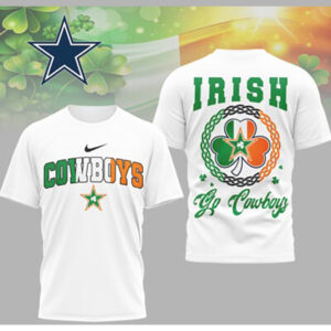 Dallas Cowboys Irish Shamrock St. Patrick's Day Lucky NFL Fan T Shirt