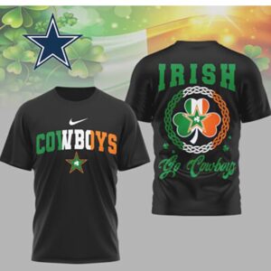 Dallas Cowboys Irish Shamrock St. Patrick's Day Lucky NFL Fan T Shirt