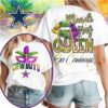 Washington Commanders Mardi Gras Queen Festive Football Fan Graphic T Shirt Washington Commanders Mardi Gras Queen Festive Football Fan Graphic T Shirt