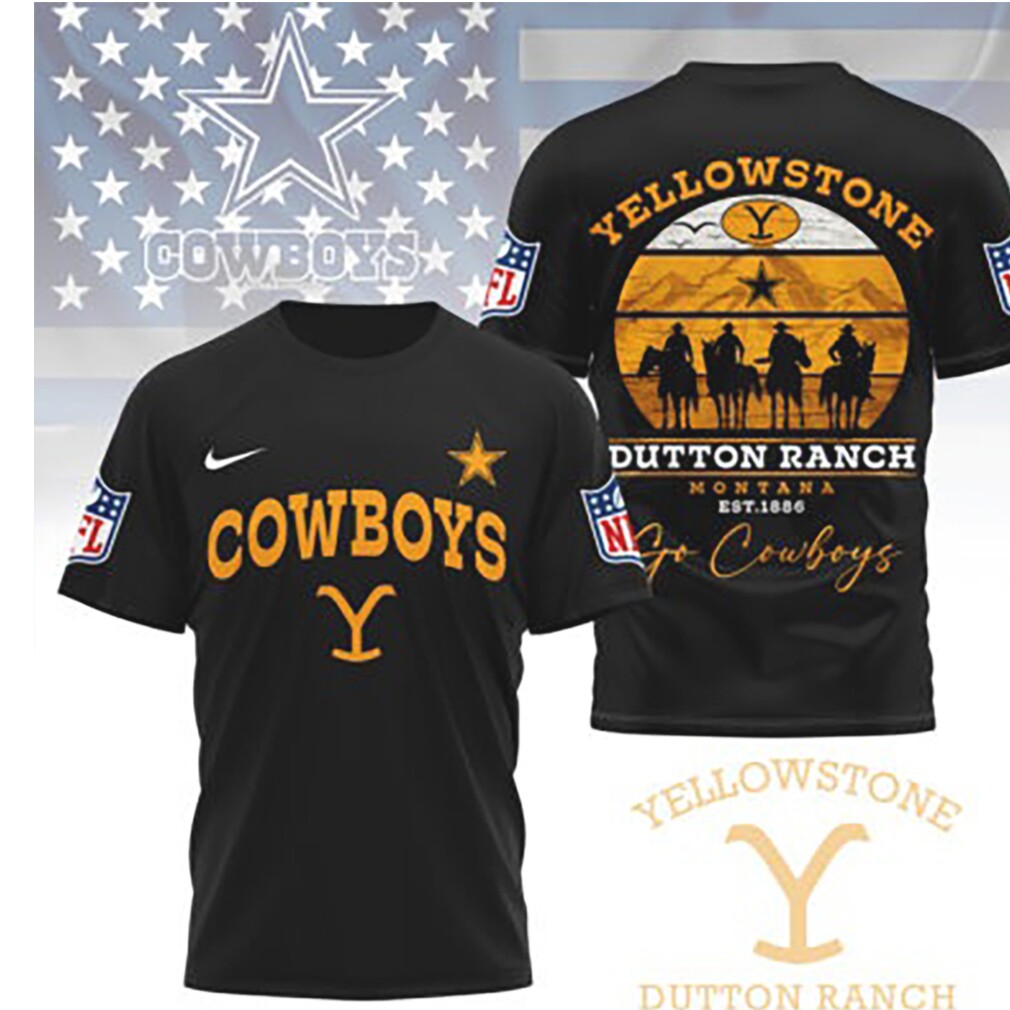 Dallas Cowboys Yellowstone Dutton Ranch Montana T Shirt Dallas Cowboys Yellowstone Dutton Ranch Montana T Shirt