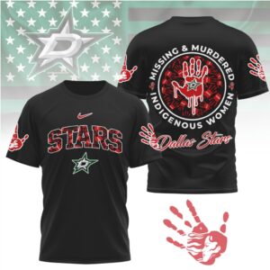 Dallas Stars MMIW Awareness Indigenous Women Support Hockey Fan Gift Shirt