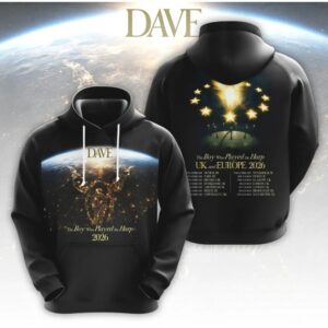Dave The Boy Who Played The Harp UK Europe 2026 World Tour Merch Hoodie