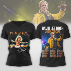 David Lee Roth Live In Concert 2026 Tour Dates Signature T Shirt
