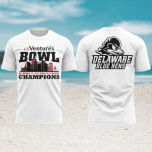 Delaware Blue Hens 68 Ventures Bowl Champions 2025 Fan Shirt